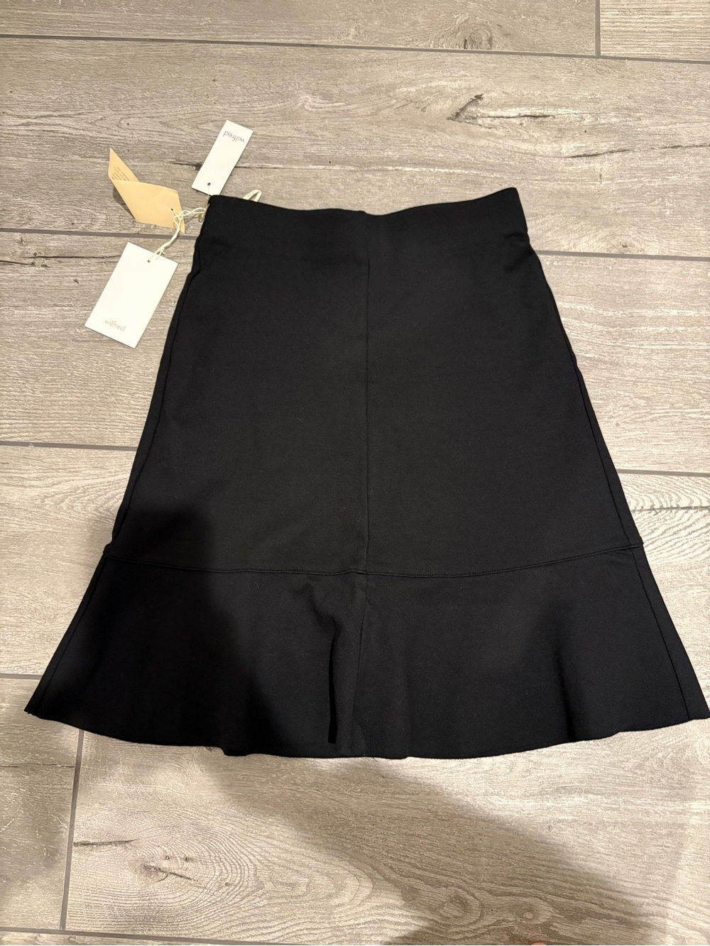 Wilfred Black Bernoulli Skirt